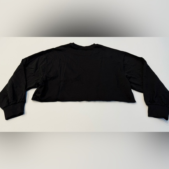 NWOT- Pink Floyd Embellished Cropped Long Sleeve - Picture 3 of 3